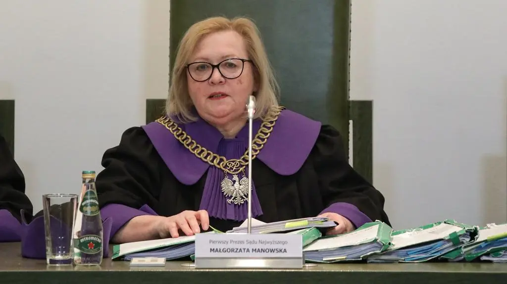 Przewodnicząca Trybunału Stanu Małgorzata Manowska