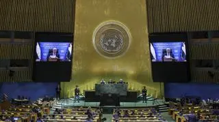 Mahmud Abbas na Zgromadzeniu Ogólnym ONZ w Nowym Jorku 