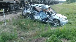 Auto zostało zniszczone 