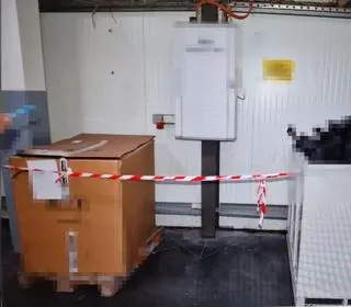 W środku były materiały łatwopalne 