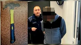 Zaatakował byłego pracodawcę młotkiem 