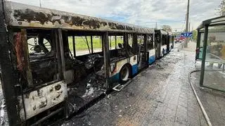 Spalony autobus