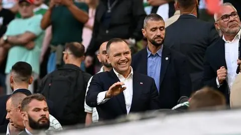 Prezydent Karol Nawrocki na meczu Lechii Gdańsk