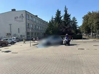 Do zdarzenia doszło na parkingu szkoły podstawowej nr 4 w Wągrowcu