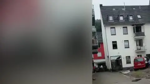 Zalane miasteczko Gemünd w Niemczech