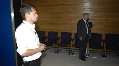 Michał Kołodziejczak chciał zadać pytania Januszowi Wojciechowskiemu