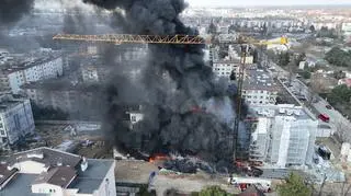 Pożar na Białołęce