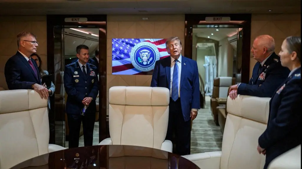 Donald Trump w nowym Air Force One