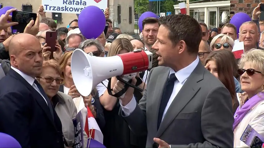 Trzaskowski w Brzegu