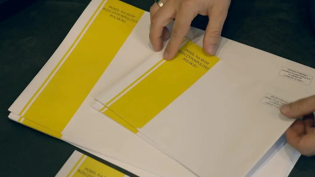 drodzy poslowie koperty okej