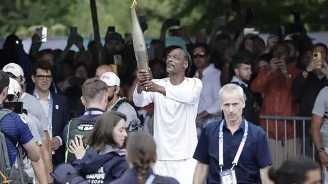 Snoop Dogg poniósł ogień olimpijski w Paryżu 