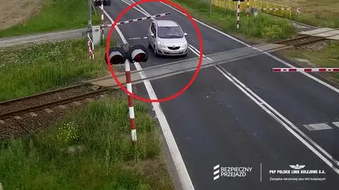 Grodzisk Wielkopolski. Wjechał na przejazd