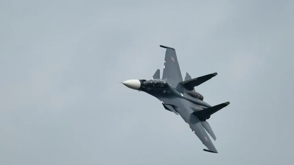 Rosyjski Su-30. Zdjęcie ilustracyjne 