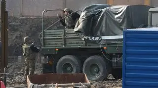 Saperzy wywieźli bombę z placu budowy