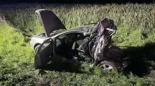 Wypadek w miejscowości Wozławki