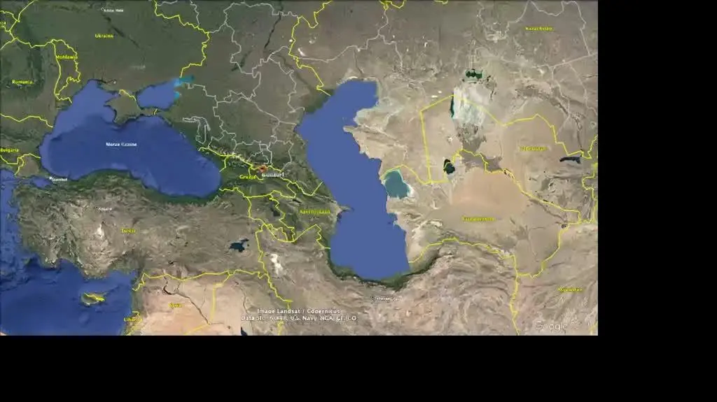 gruzja mapa 