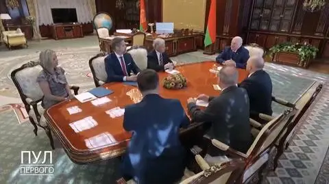 John Coale i Alaksandr Łukaszenko