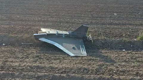 Dron znaleziony na polu w Sobótce (woj. świętokrzyskie)