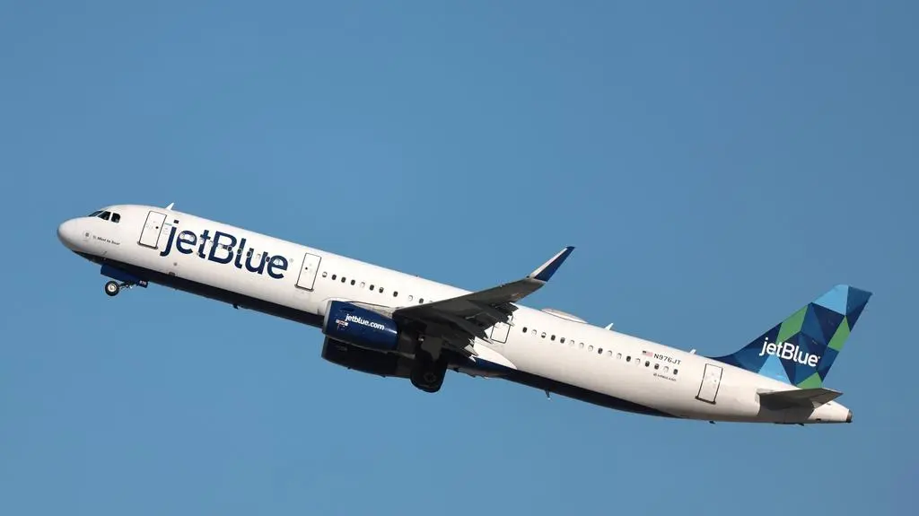 Samolot linii JetBlue. Zdjęcie ilustracyjne 