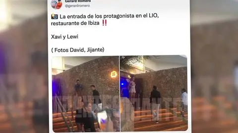 Lewandowski i trener Barcelony w jednej restauracji