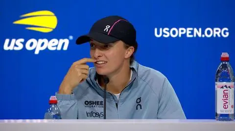 Świątek zaskoczona. Niecodzienna wymiana zdań na konferencji