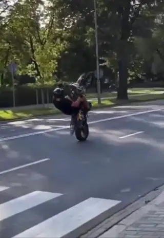 Niebezpieczna jazda ulicami Poznania 