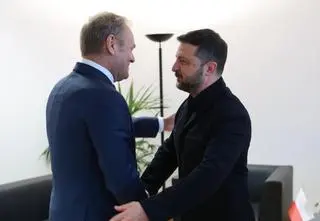 Zełenskiemu "bardzo zależy". Spotkanie z Tuskiem pod jednym warunkiem