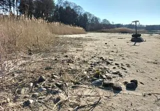 Znikające jezioro. Mazury wysychają? "Od lat wypijaliście tę wodę"