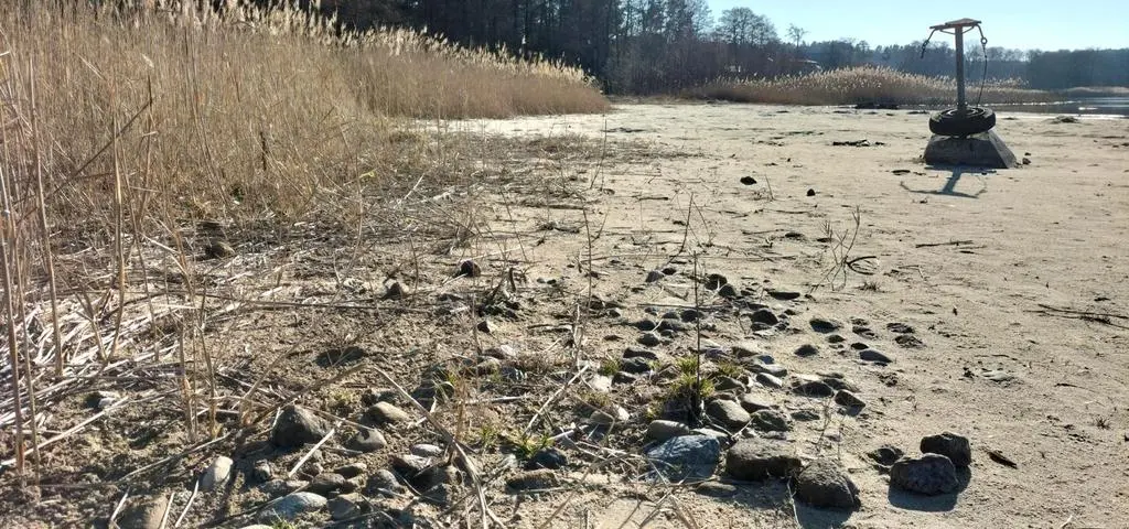Znikające jezioro. Mazury wysychają? "Od lat wypijaliście tę wodę"