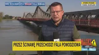 Zamknięty most w Ścinawie