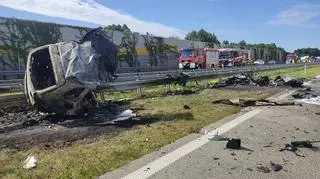 Bmw kierowane przez 22-latka spłonęło