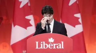 Wzruszony Justin Trudeau na zjeździe Partii Liberalnej 