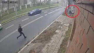 Moment zatrzymania mężczyzny