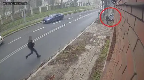 Moment zatrzymania mężczyzny