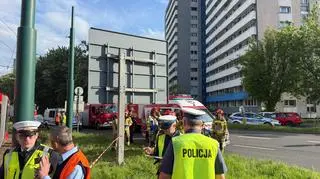 Wypadek tramwaju w Katowicach