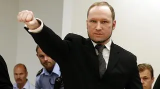 Anders Breivik przed sądem w 2012 roku