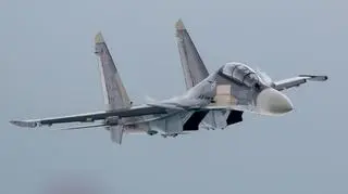 Rosyjski myśliwiec Su-30SM