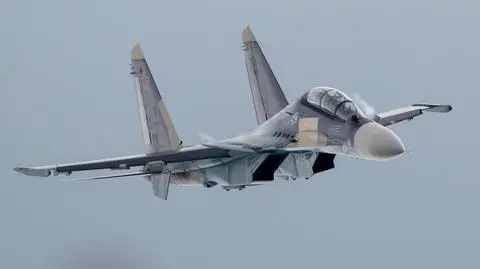 Rosyjski myśliwiec Su-30SM