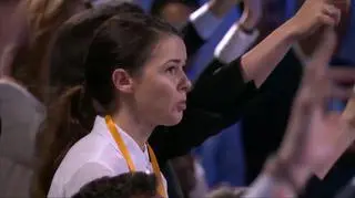 Mirosława Petsa podczas konferencji prasowej po szczycie NATO w Hadze