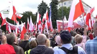 Manifestacja zwolenników Karola Nawrockiego