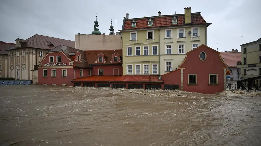 Zalane centrum Kłodzka