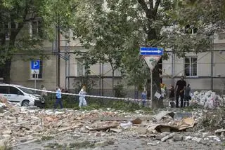 Skutki rosyjskiego ataku rakietowego