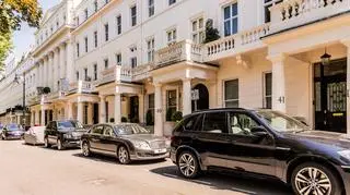 Eaton Square w Londynie nazywane "Placem Czerwonym"