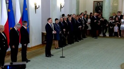Prezydent: jedni idą do nowych zadań następni przychodzą po to żeby zadania wykonywać