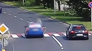 Potrącenie rowerzysty