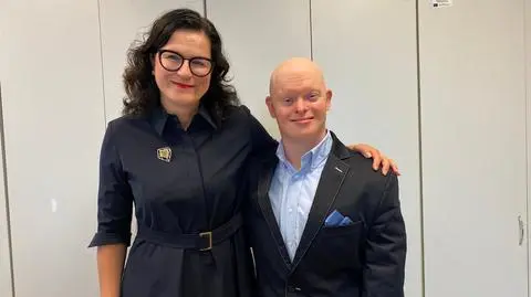Prezydent Gdańska Aleksandra Dulkiewicz z Michałem Milką