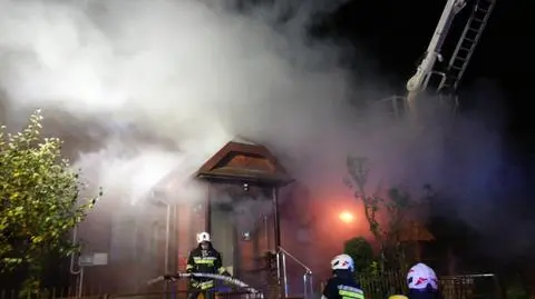 Spłonęła plebania w sanktuarium maryjnym. Jedna osoba w szpitalu