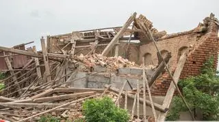 Stodoła zawaliła się