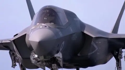 Myśliwiec F-35. Zdjęcie archiwalne
