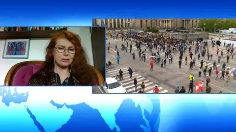 "Moja papuga udaje domofon". Niespodziewany gość na antenie TVN24 (nagranie archiwalne z maja 2020 roku)